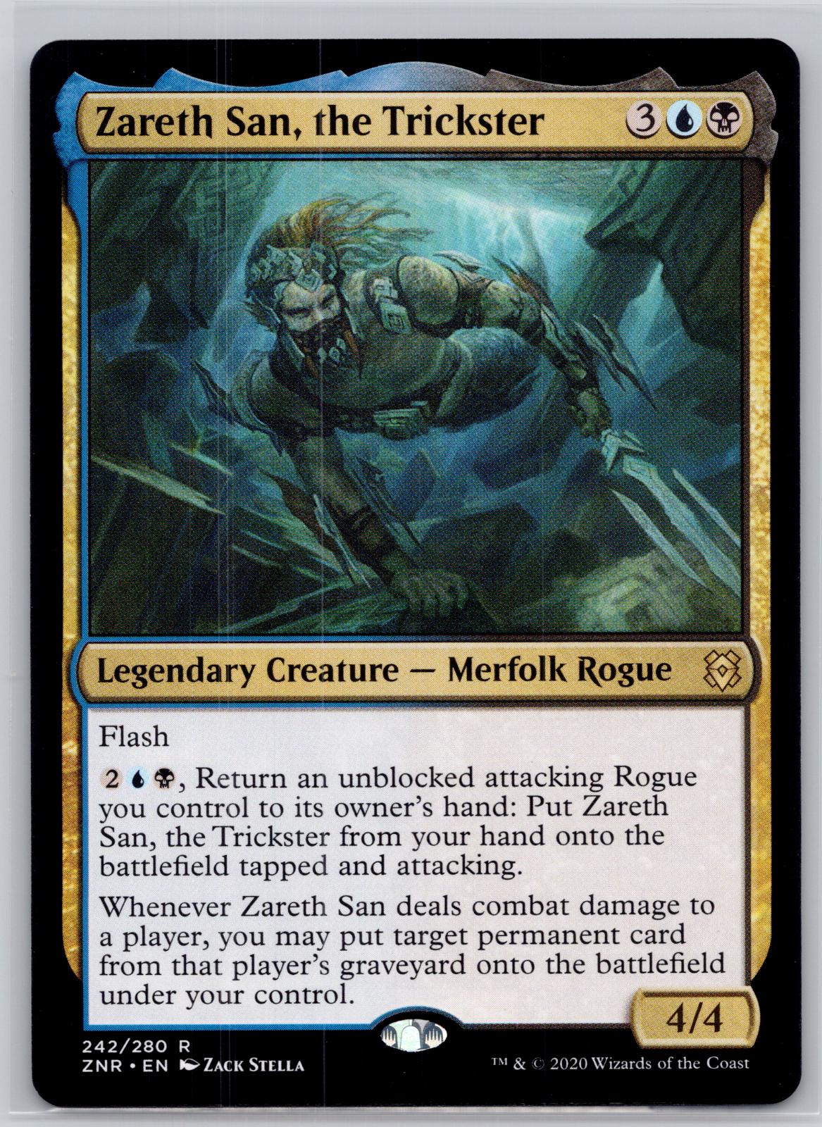 Zareth San, the Trickster Zendikar Rising Magic: The Gathering Near Mint