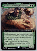 Sandman, Shifting Scoundrel (Extended Art) Marvel's Spider-Man M:TG Foil NM