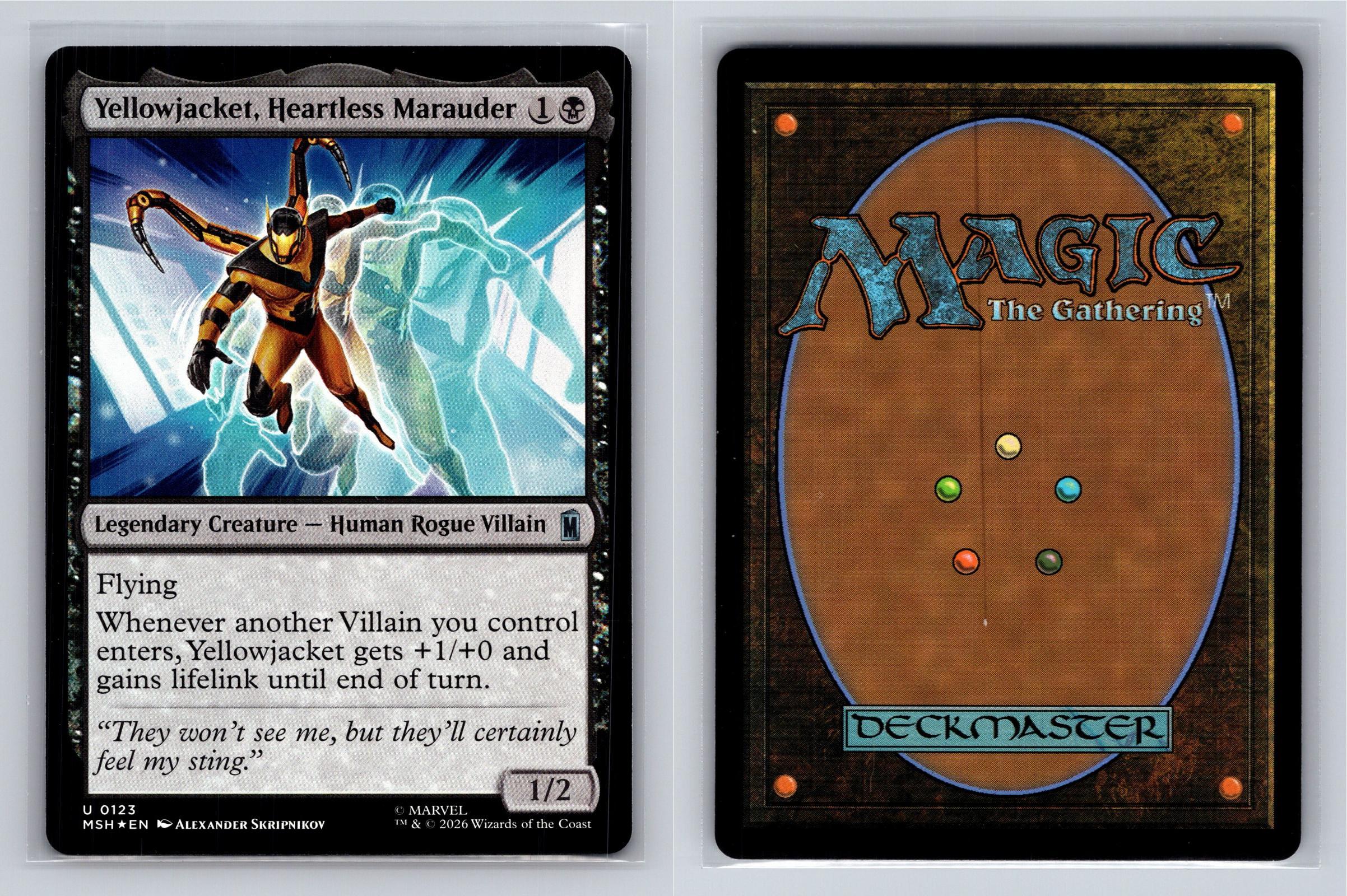 Yellowjacket, Heartless Marauder Marvel Super Heroes MtG Foil NM