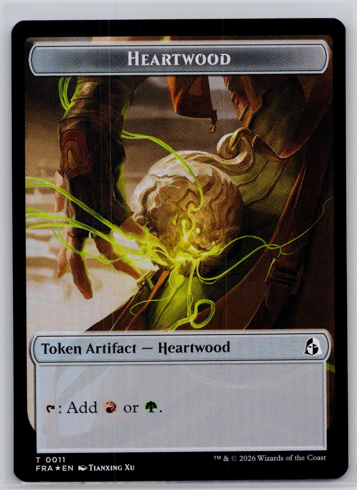 Heartwood // Thopter Double-Sided Token Reality Fracture M:TG Foil NM