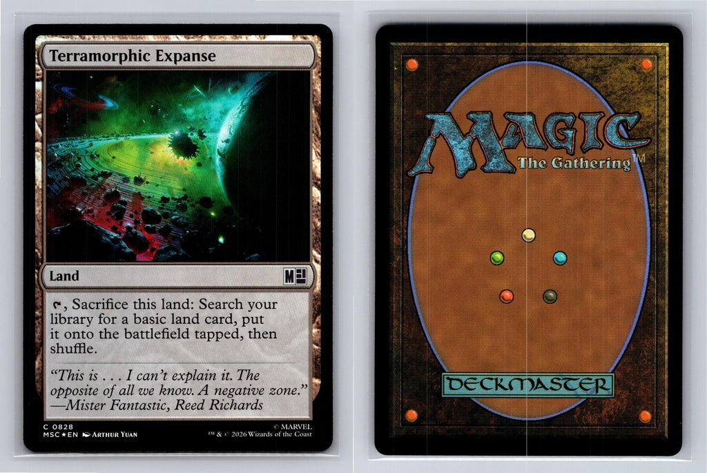 Terramorphic Expanse (0828) Commander: Marvel Super Heroes MtG Foil NM