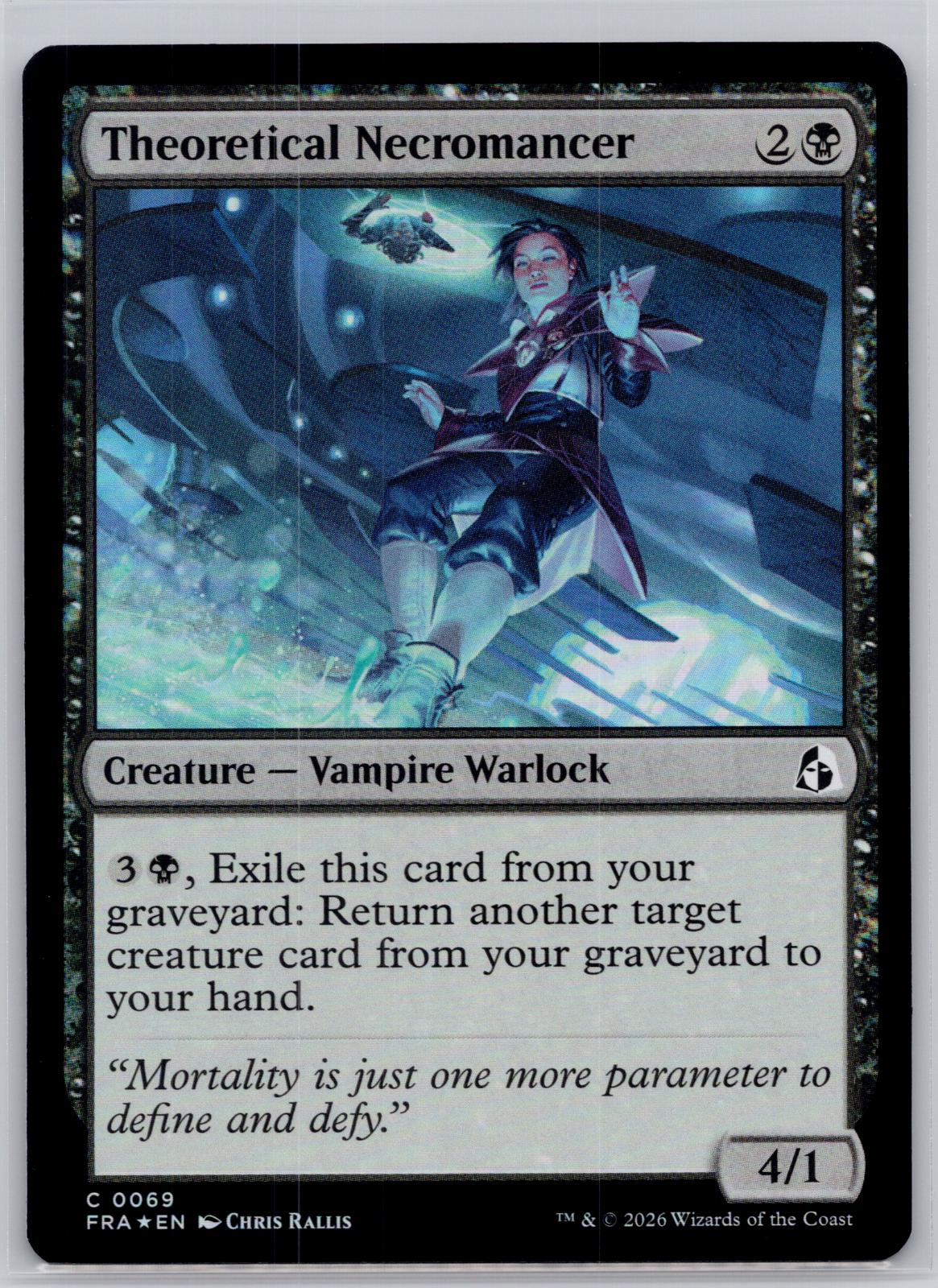 Theoretical Necromancer Reality Fracture Magic: The Gathering Foil Near Mint