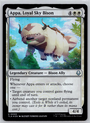 Appa, Loyal Sky Bison Avatar: The Last Airbender Magic: The Gathering Foil NM