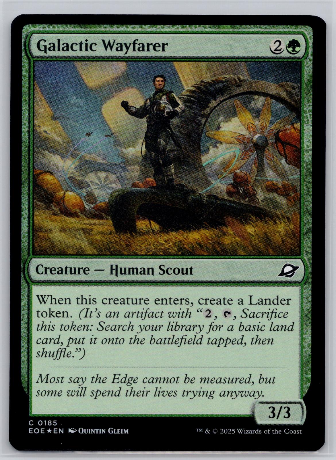 Galactic Wayfarer Edge of Eternities Magic: The Gathering Foil Near Mint