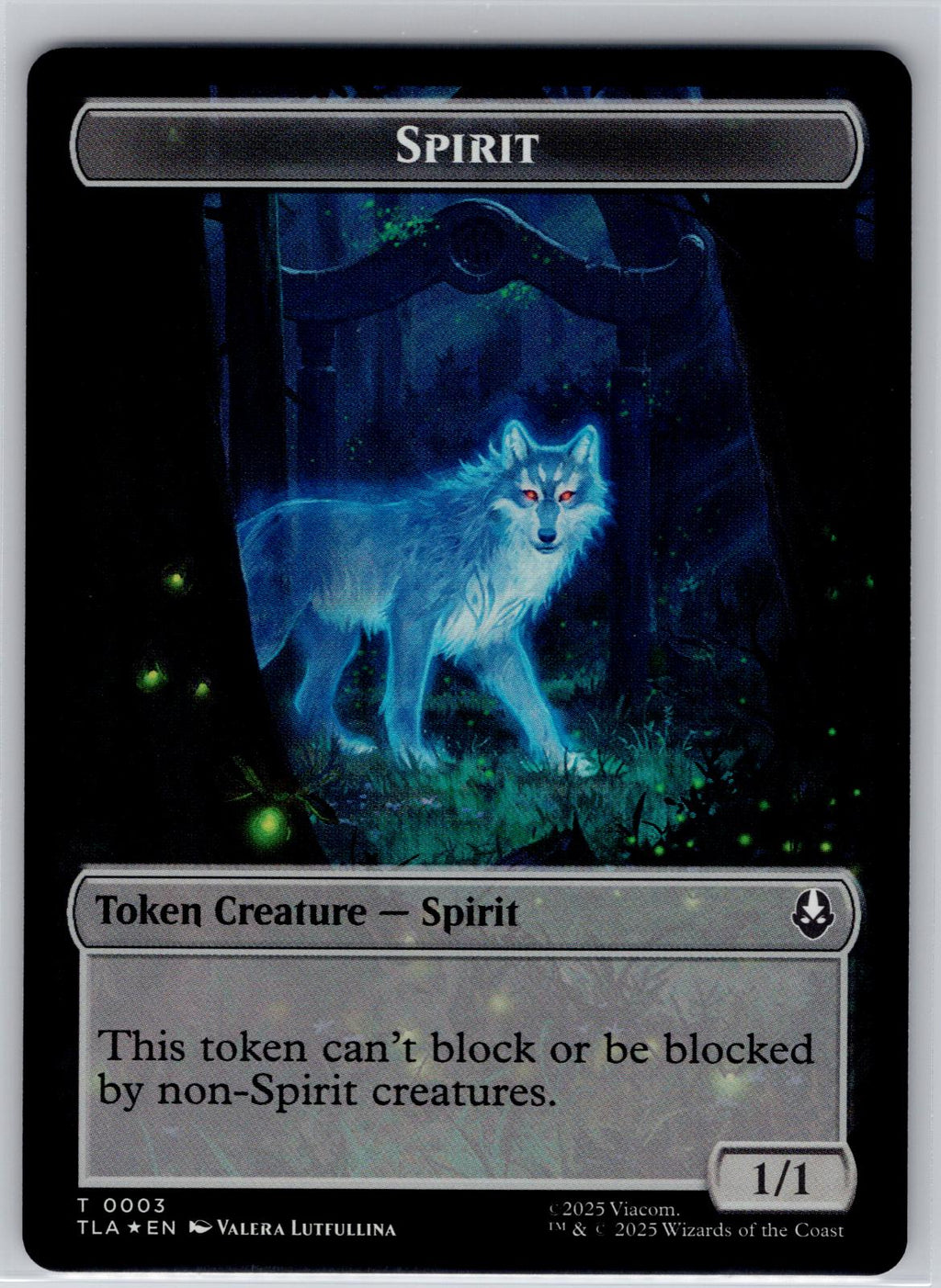 Copy (0001) // Spirit Double-Sided Token Avatar: The Last Airbender M:TG Foil NM