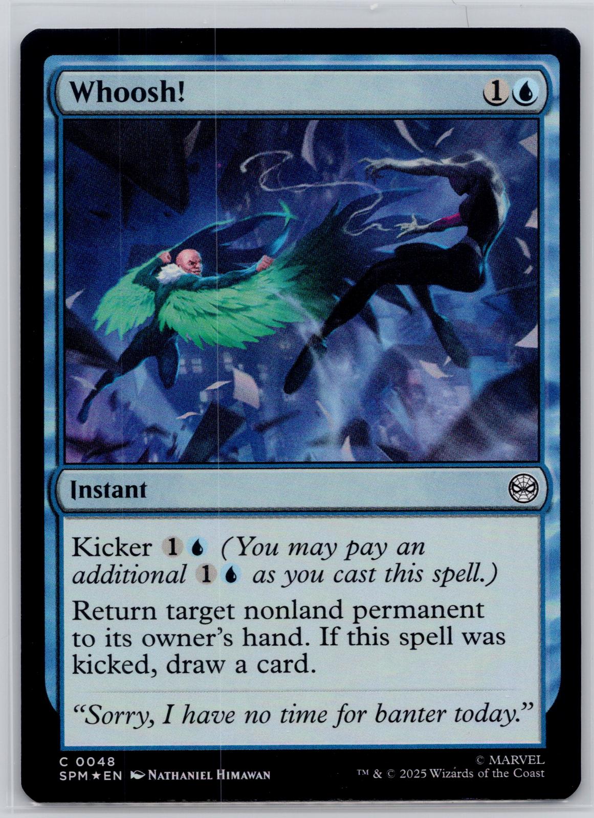 Whoosh! Marvel's Spider-Man Magic: The Gathering Foil Near Mint