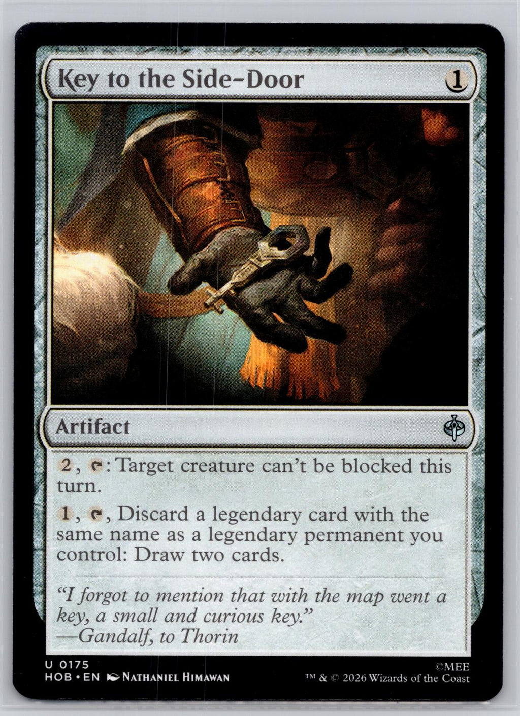 Key to the Side-Door The Hobbit Magic: The Gathering Near Mint