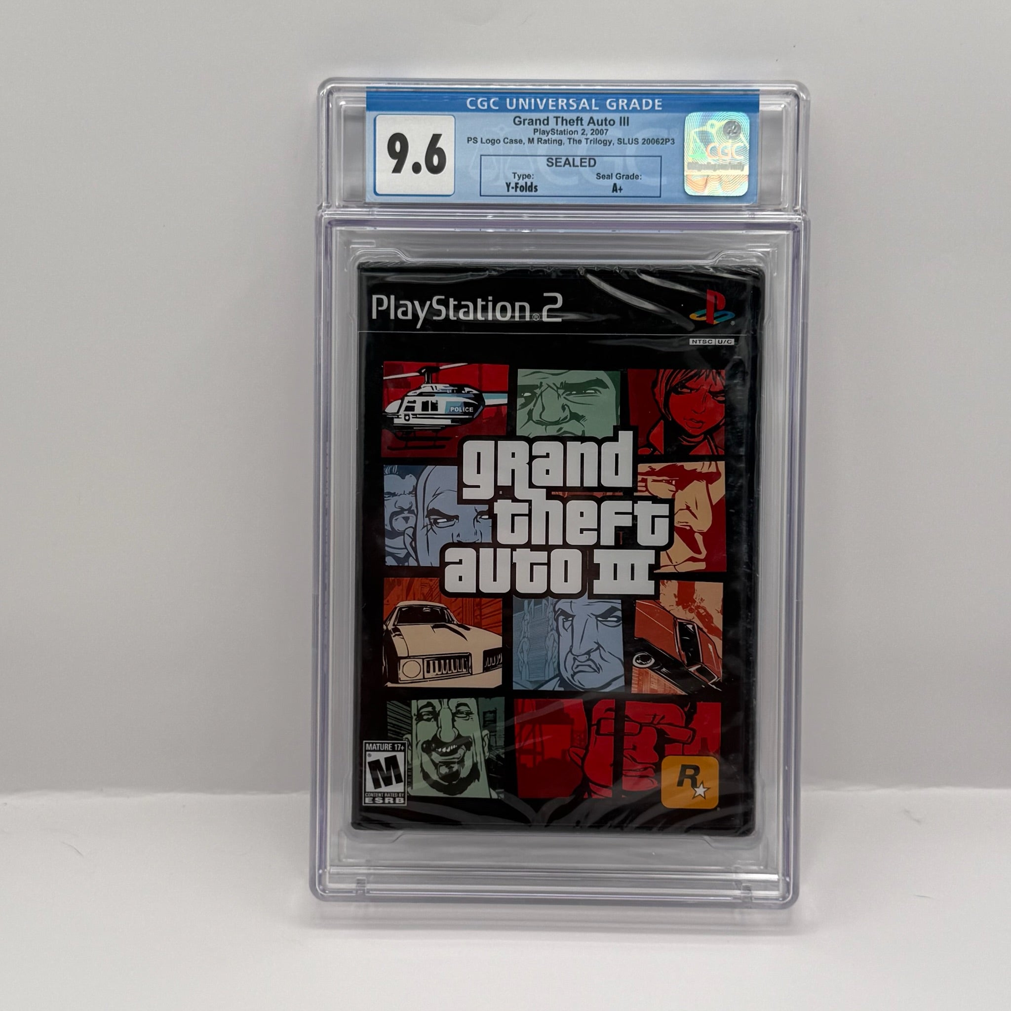 Grand Theft Auto III - PS2 CGC 9.6 A+