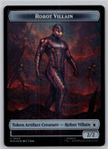 Hero // Robot Villain Double-Sided Token Holo Marvel Super Heroes M:TG Foil NM