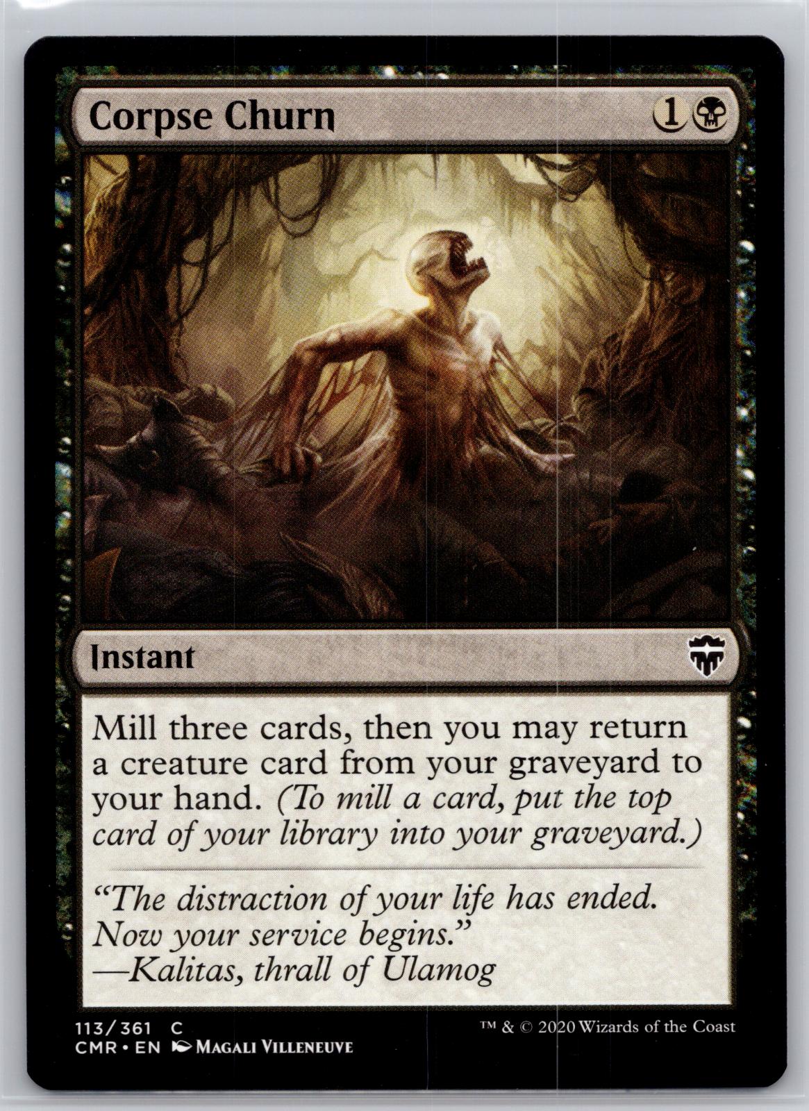 Corpse Churn Commander Legends Magic: The Gathering Near Mint