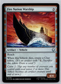 Fire Nation Warship Avatar: The Last Airbender Magic: The Gathering Foil NM