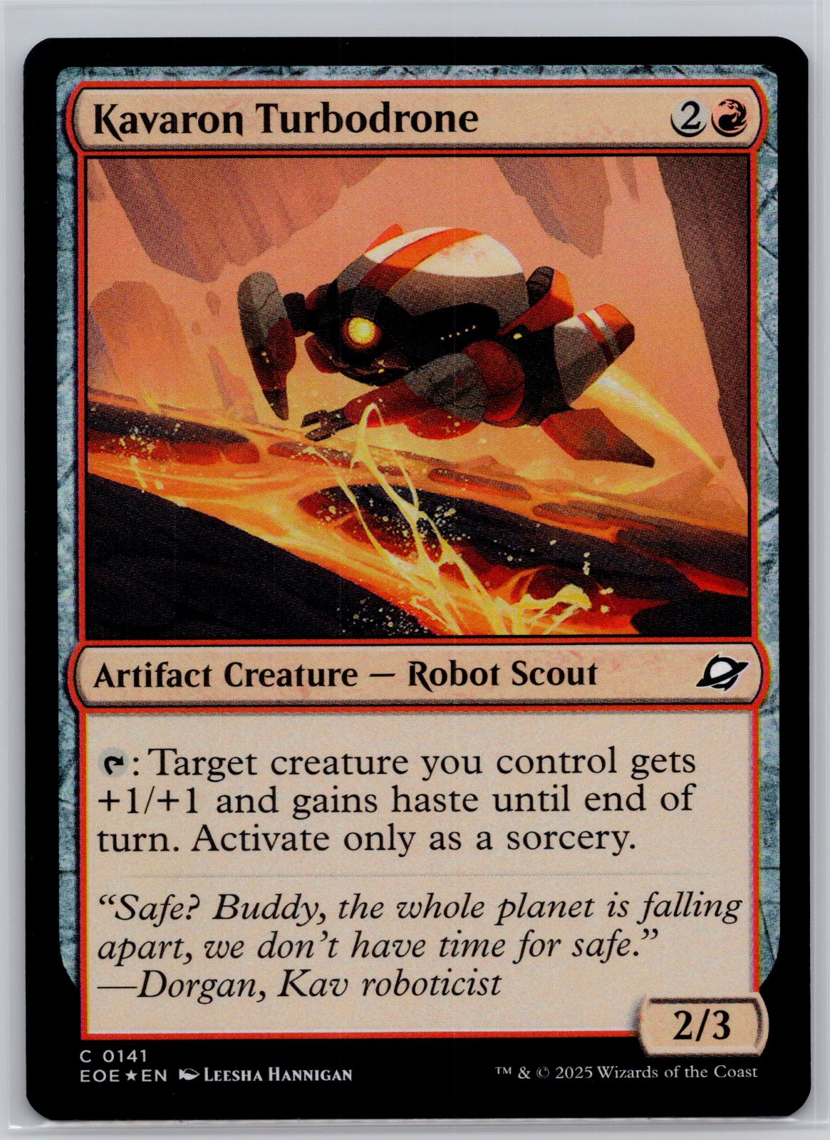 Kavaron Turbodrone Edge of Eternities Magic: The Gathering Foil Near Mint