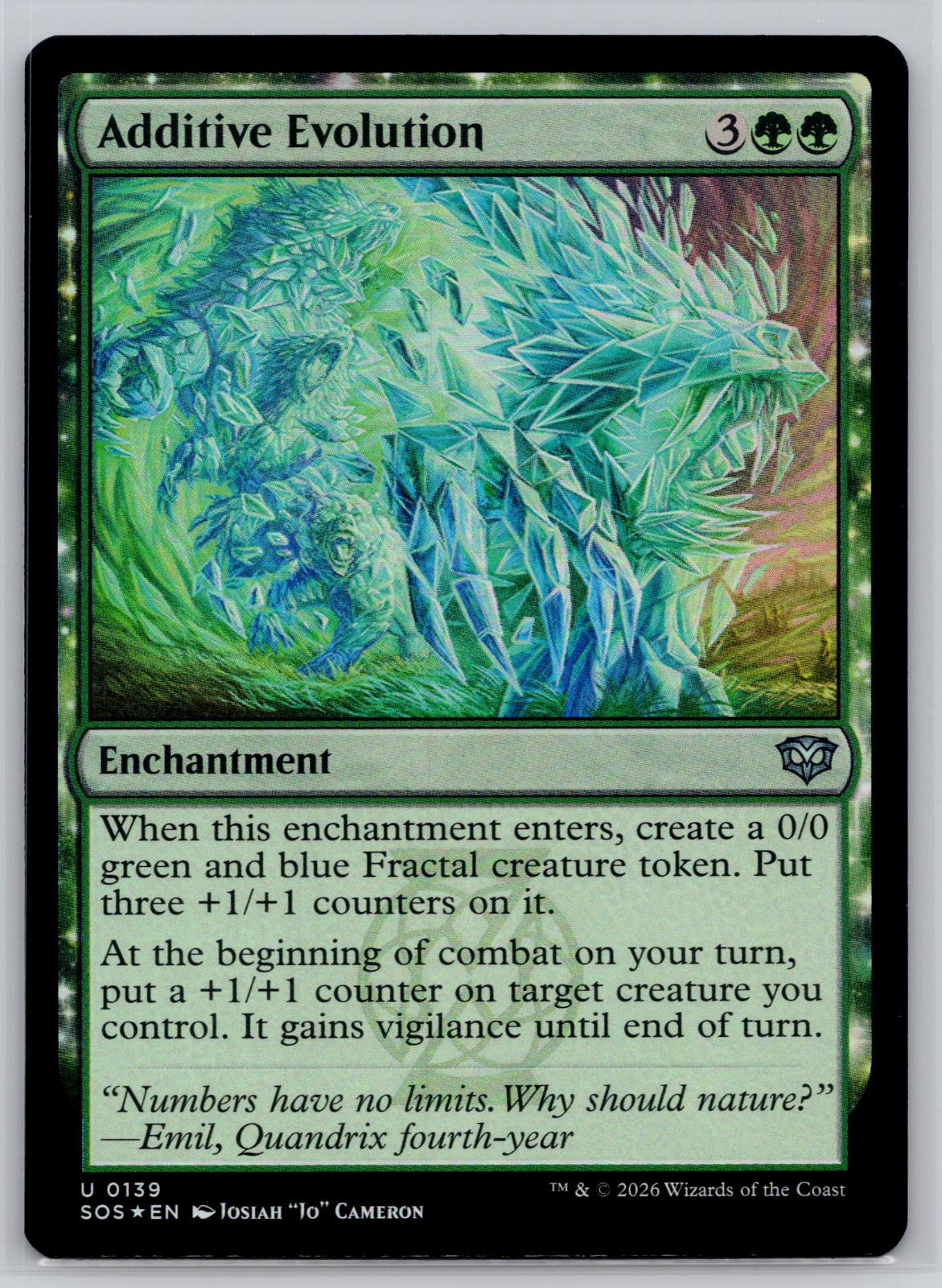Additive Evolution Secrets of Strixhaven Magic: The Gathering Foil Near Mint
