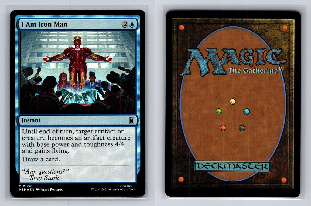 I Am Iron Man Marvel Super Heroes Magic: The Gathering Foil Near Mint