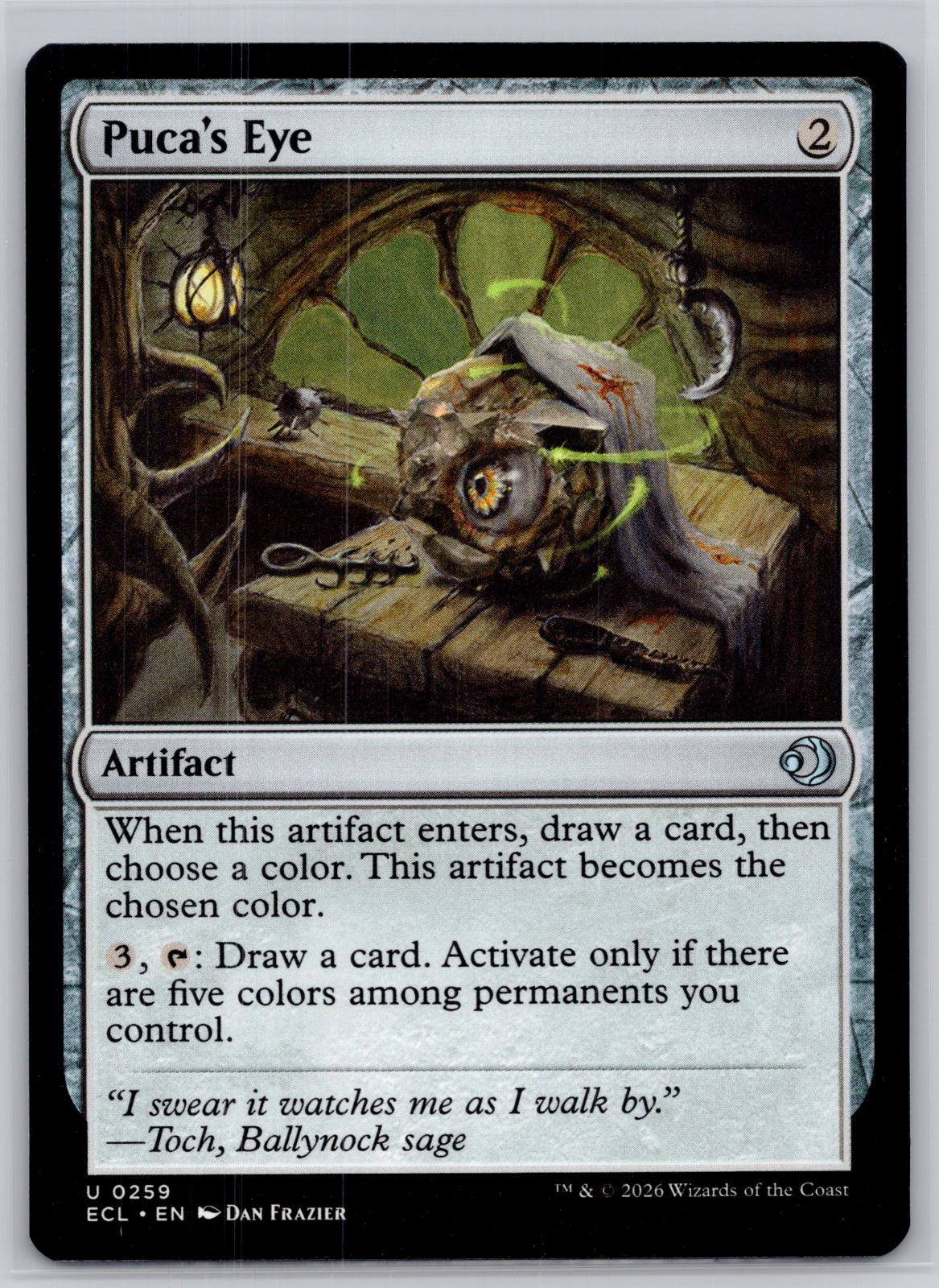 Puca's Eye Lorwyn Eclipsed Magic: The Gathering Near Mint