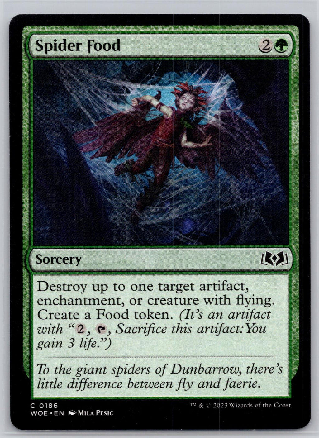 Spider Food Wilds of Eldraine Magic: The Gathering Near Mint