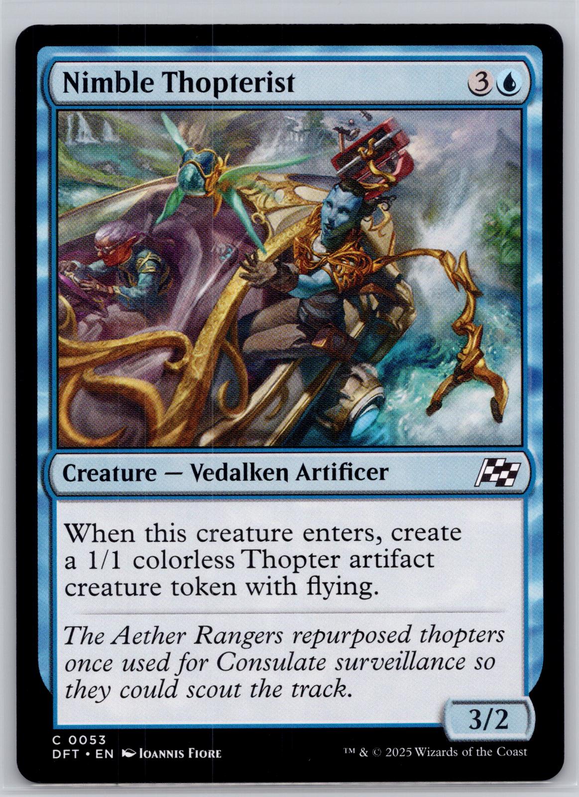 Nimble Thopterist Aetherdrift Magic: The Gathering Near Mint