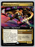 Defacing Duskmage (Extended Art) Commander: Secrets of Strixhaven M:TG NM