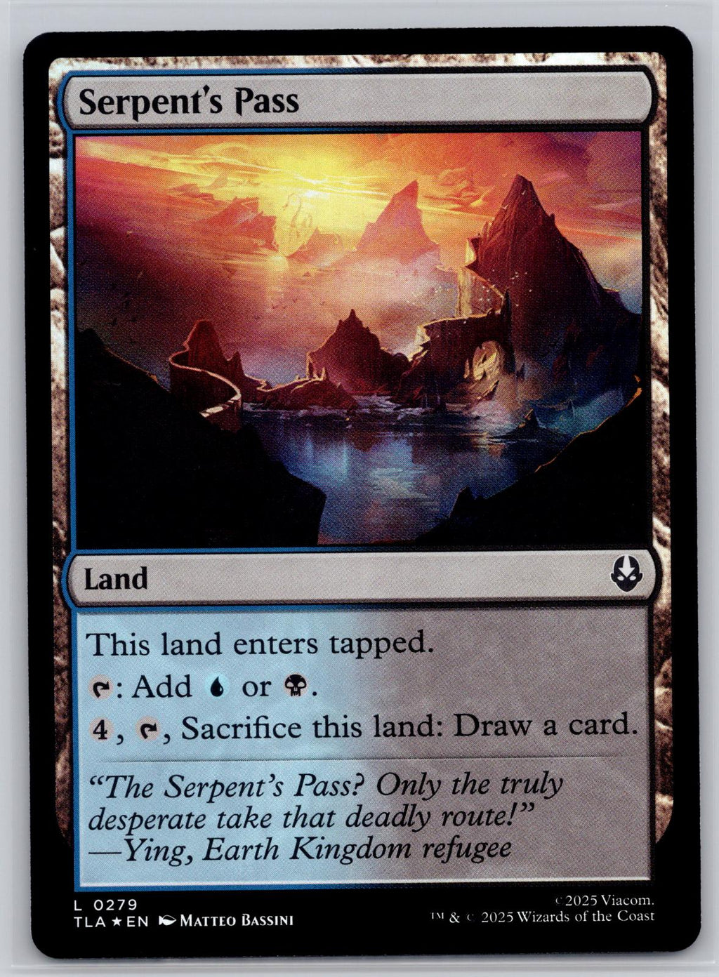 Serpent's Pass Avatar: The Last Airbender Magic: The Gathering Foil Near Mint