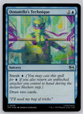 Donatello's Technique Teenage Mutant Ninja Turtles Magic: The Gathering Foil NM