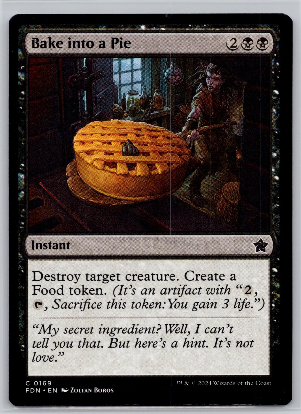 Bake into a Pie Foundations Magic: The Gathering Near Mint