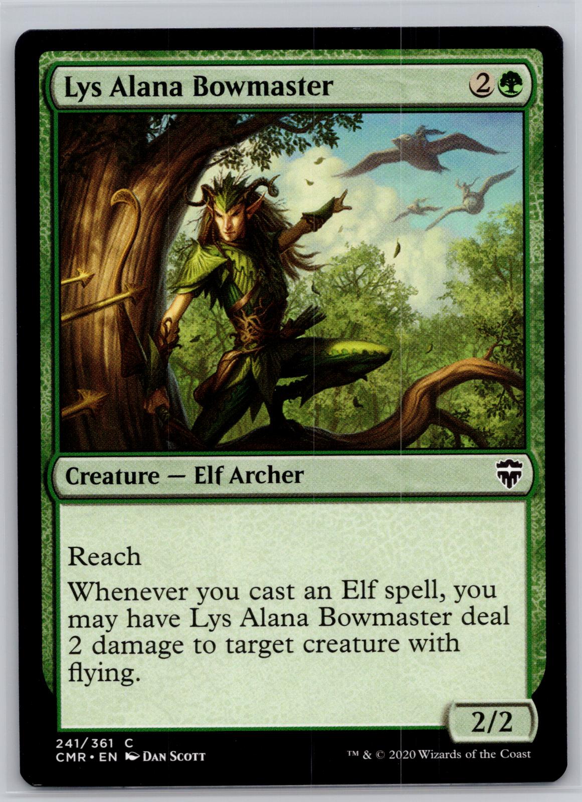 Lys Alana Bowmaster Commander Legends Magic: The Gathering Near Mint