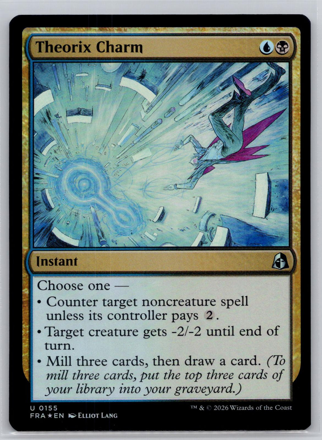 Theorix Charm Reality Fracture Magic: The Gathering Foil Near Mint