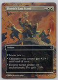 Thorin's Last Stand (Borderless) The Hobbit Magic: The Gathering Foil Near Mint