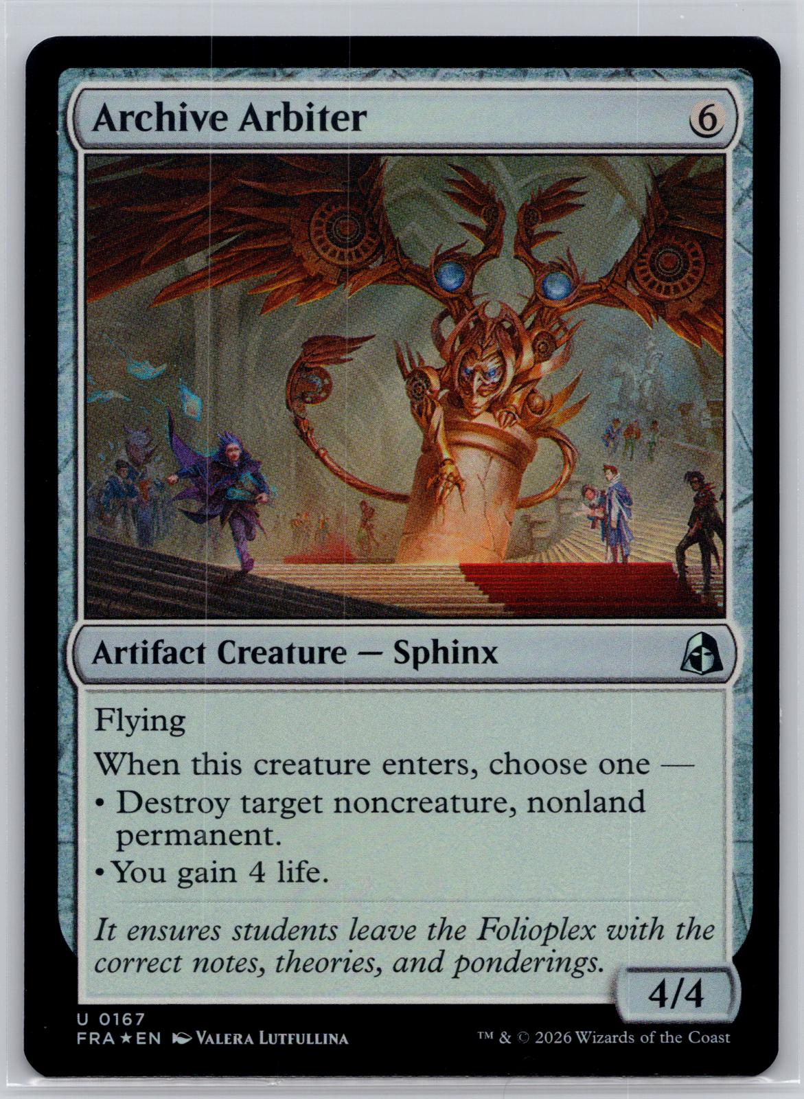 Archive Arbiter Reality Fracture Magic: The Gathering Foil Near Mint