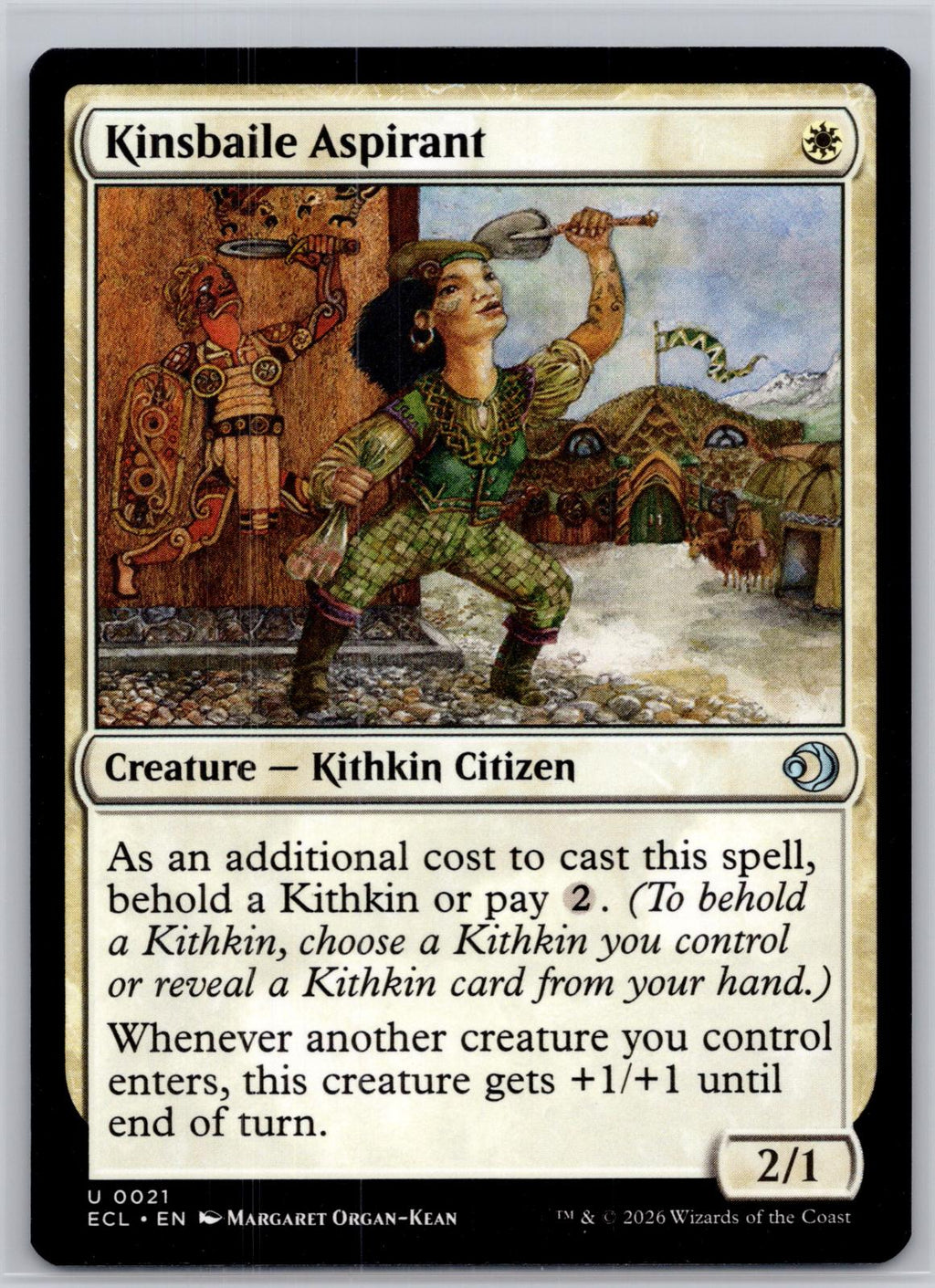 Kinsbaile Aspirant Lorwyn Eclipsed Magic: The Gathering Near Mint