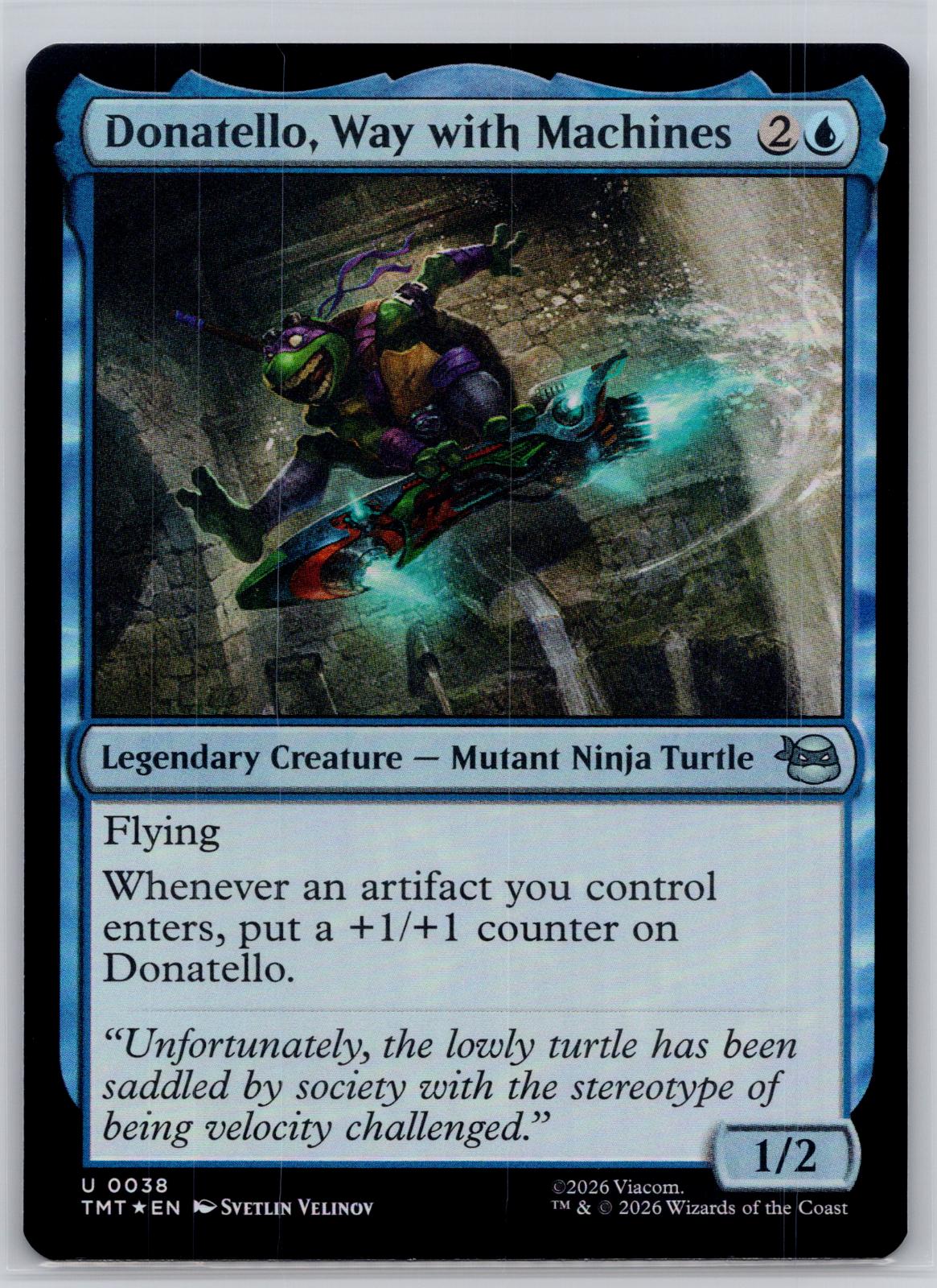 Donatello, Way with Machines Teenage Mutant Ninja Turtles M:TG Foil NM