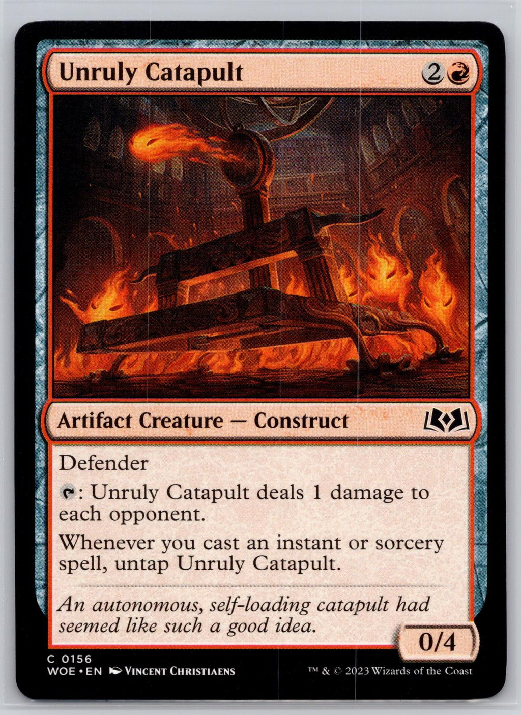 Unruly Catapult Wilds of Eldraine Magic: The Gathering Near Mint