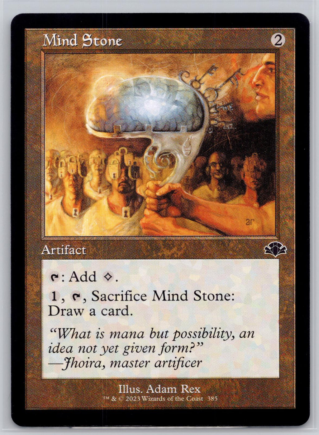 Mind Stone (Retro Frame) Dominaria Remastered Magic: The Gathering Near Mint