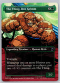 The Thing, Ben Grimm (Borderless) Marvel Super Heroes M:TG Foil NM