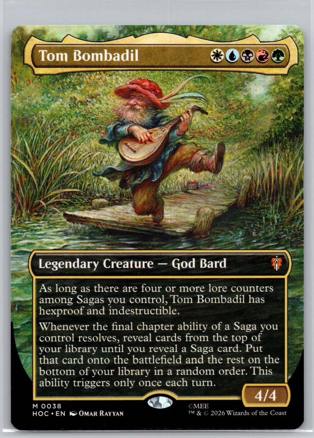 Tom Bombadil (Borderless) The Hobbit: Eternal-Legal Magic: The Gathering NM