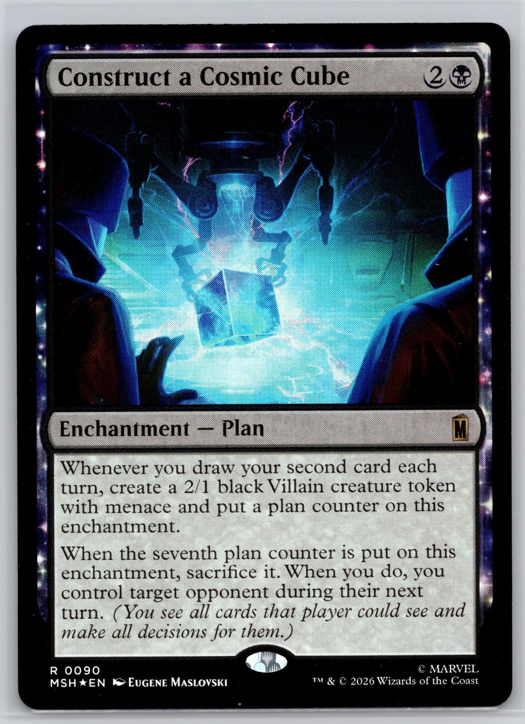 Construct a Cosmic Cube Marvel Super Heroes Magic: The Gathering Foil Near Mint