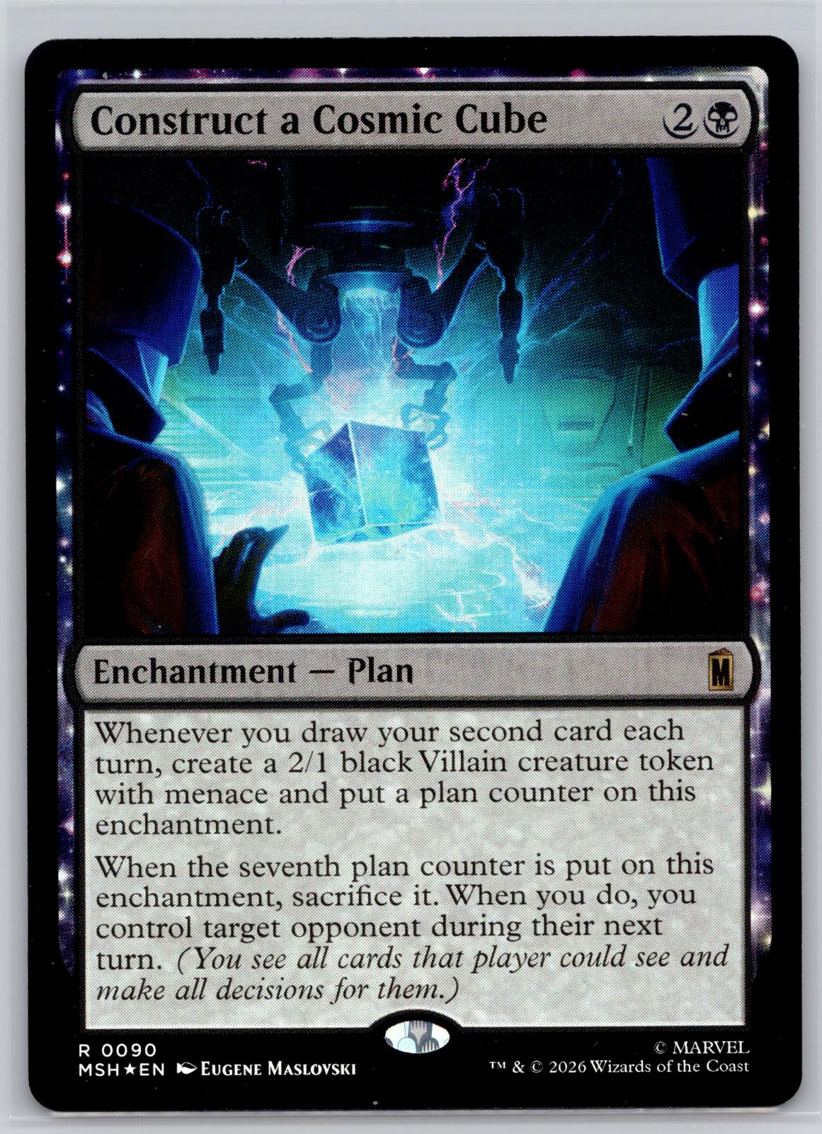 Construct a Cosmic Cube Marvel Super Heroes Magic: The Gathering Foil Near Mint