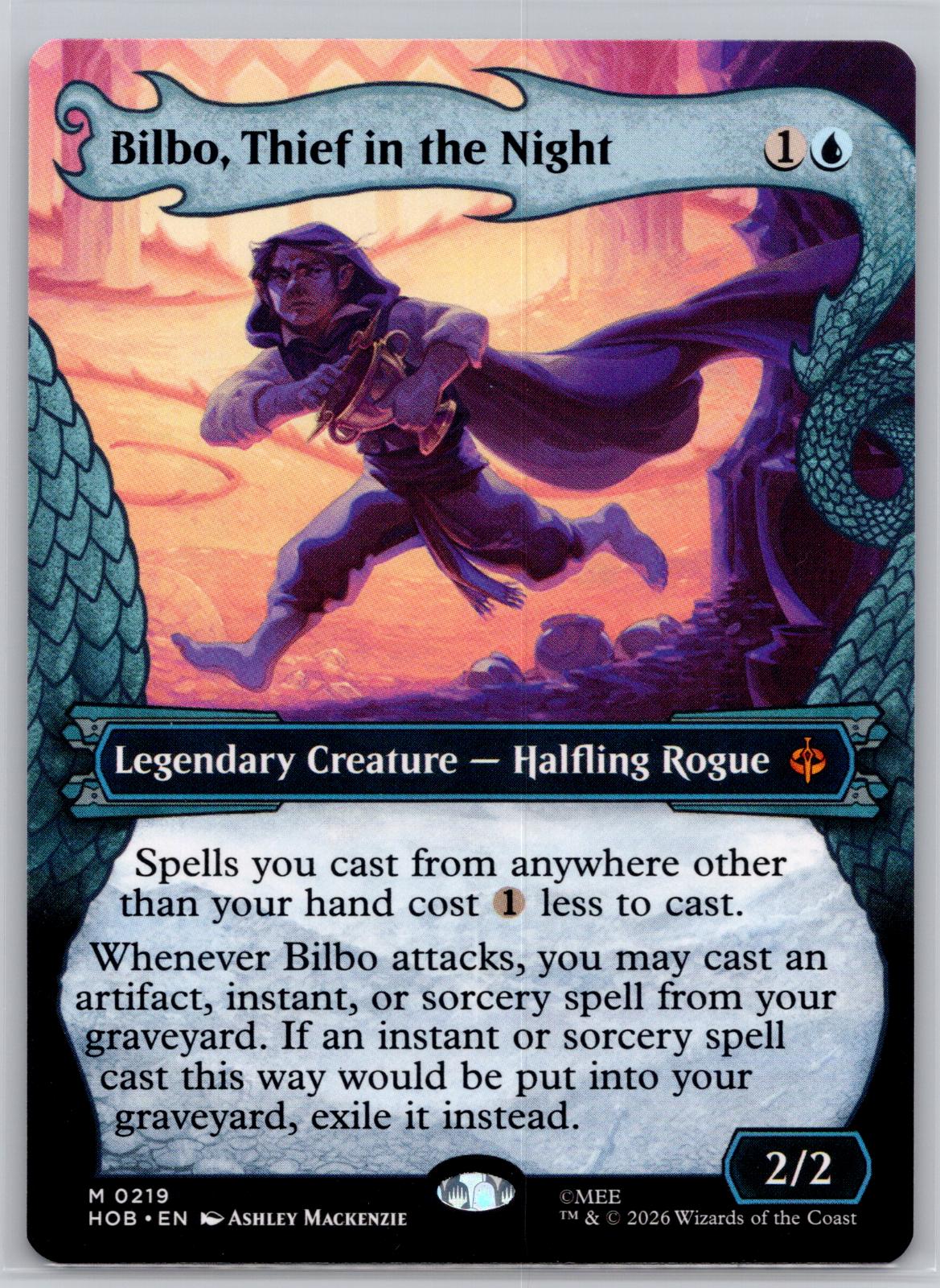 Bilbo, Thief in the Night (Showcase) The Hobbit Magic: The Gathering Near Mint