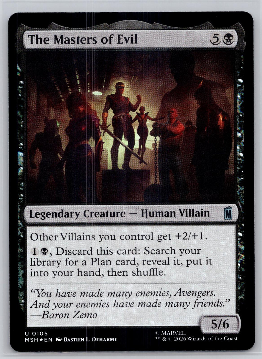 The Masters of Evil Marvel Super Heroes Magic: The Gathering Foil Near Mint