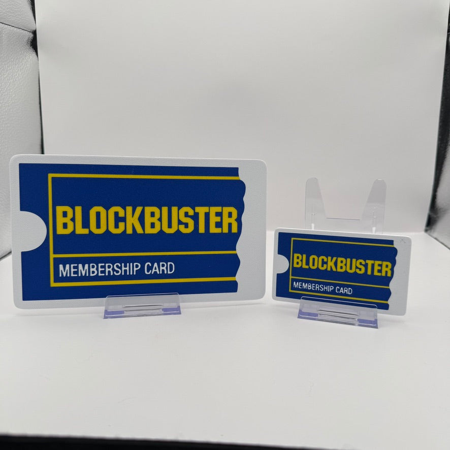Blockbuster Card 3D Print