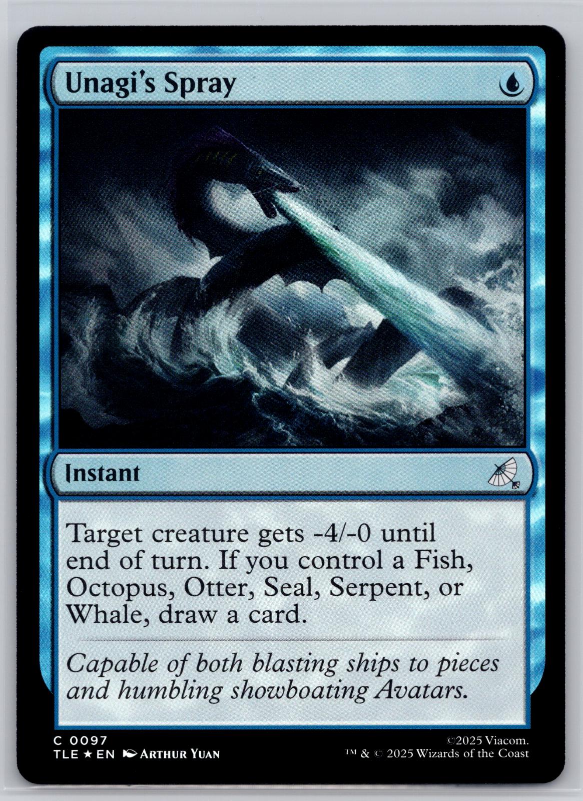 Unagi's Spray Avatar: The Last Airbender: Eternal-Legal M:TG Foil NM