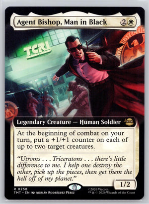 Agent Bishop, Man in Black (Extended Art) Teenage Mutant Ninja Turtles M:TG NM