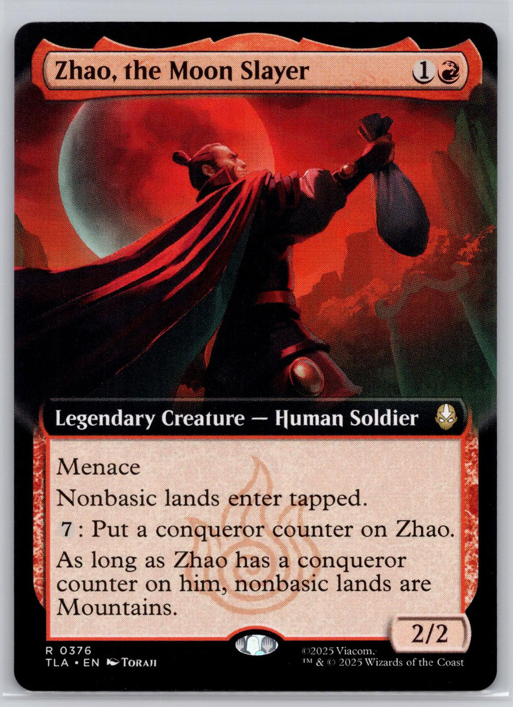 Zhao, the Moon Slayer (Extended Art) Avatar: The Last Airbender M:TG NM