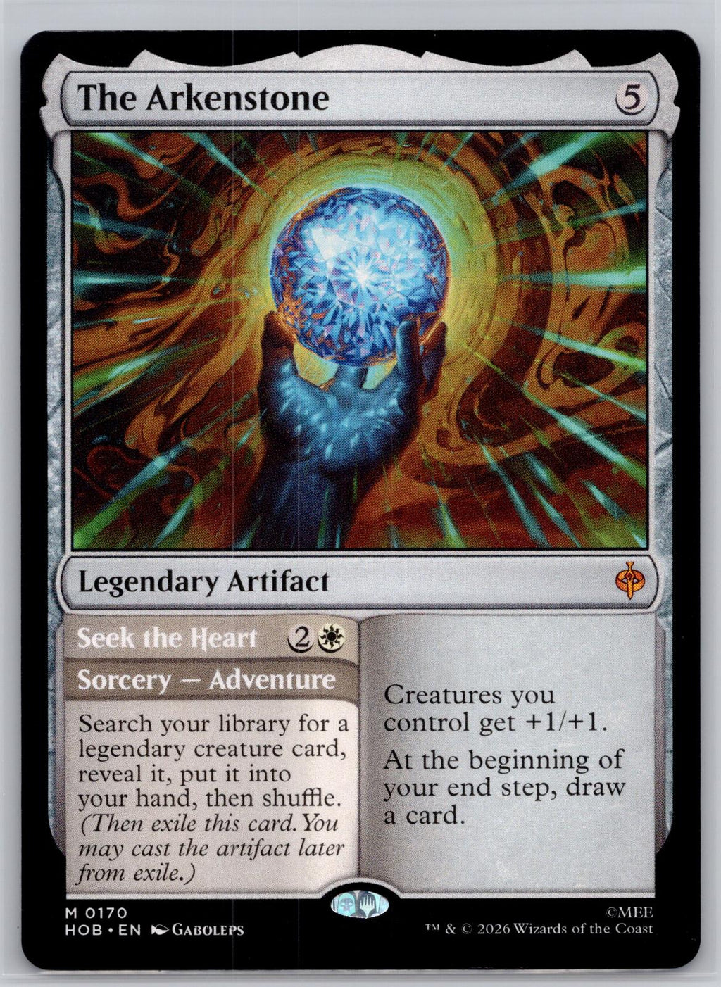 The Arkenstone The Hobbit Magic: The Gathering Near Mint