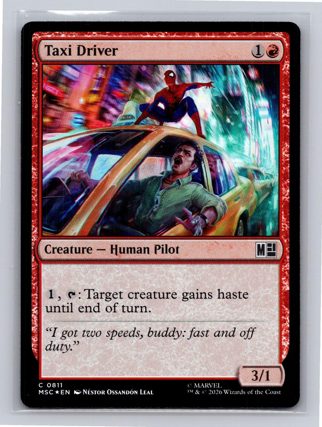 Taxi Driver Commander: Marvel Super Heroes Magic: The Gathering Near Mint
