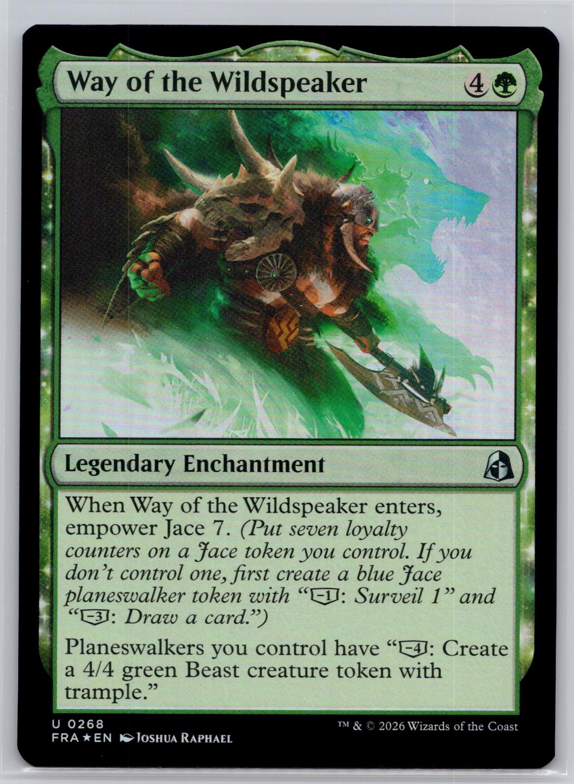 Way of the Wildspeaker Reality Fracture Magic: The Gathering Foil Near Mint