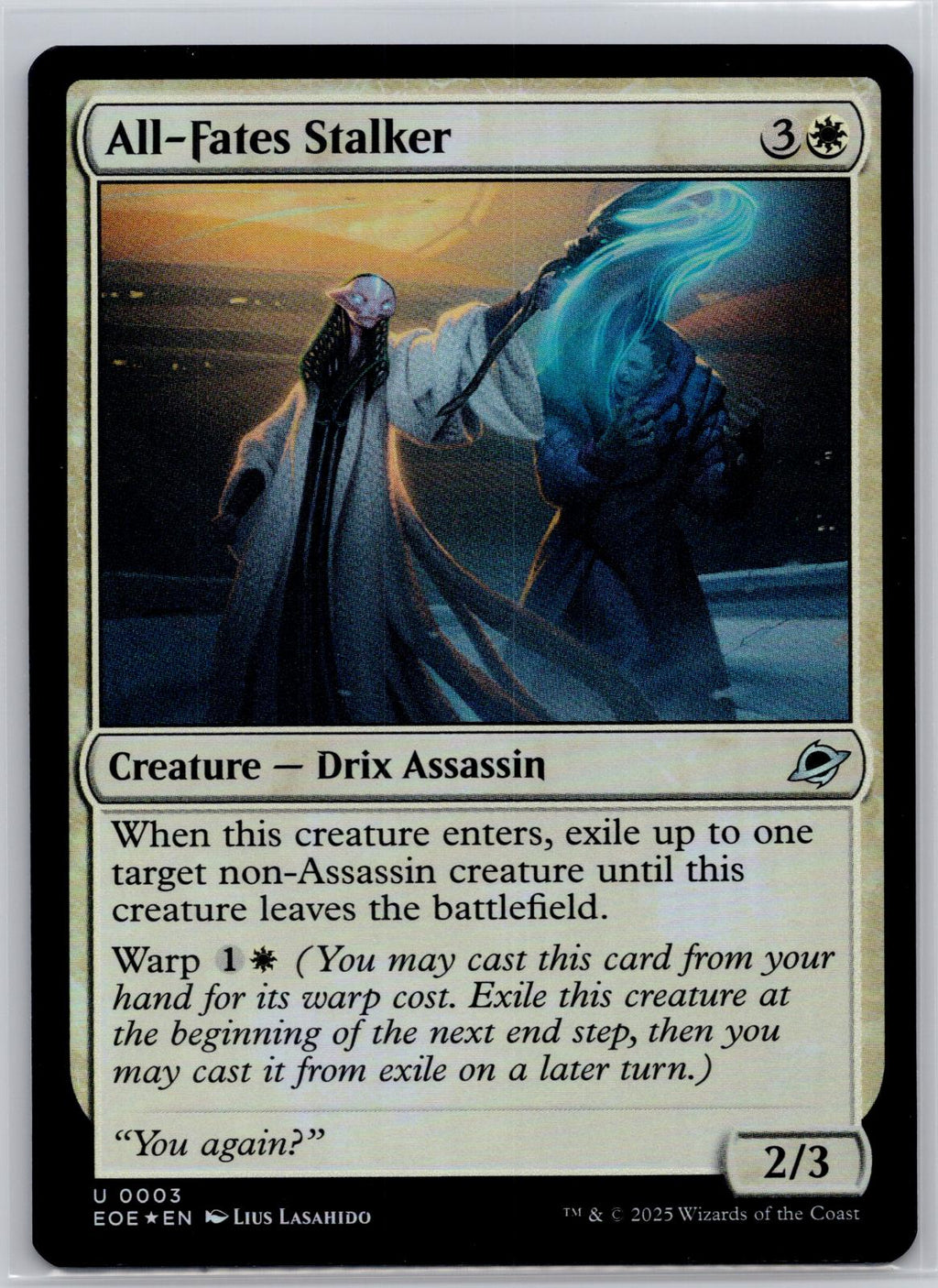 All-Fates Stalker Edge of Eternities Magic: The Gathering Foil Near Mint
