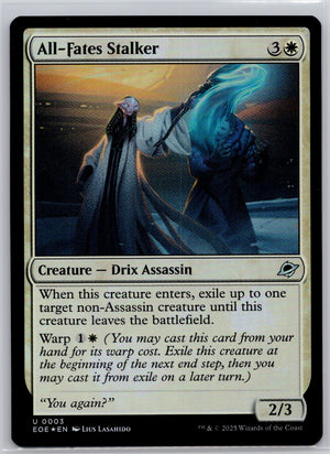All-Fates Stalker Edge of Eternities Magic: The Gathering Foil Near Mint