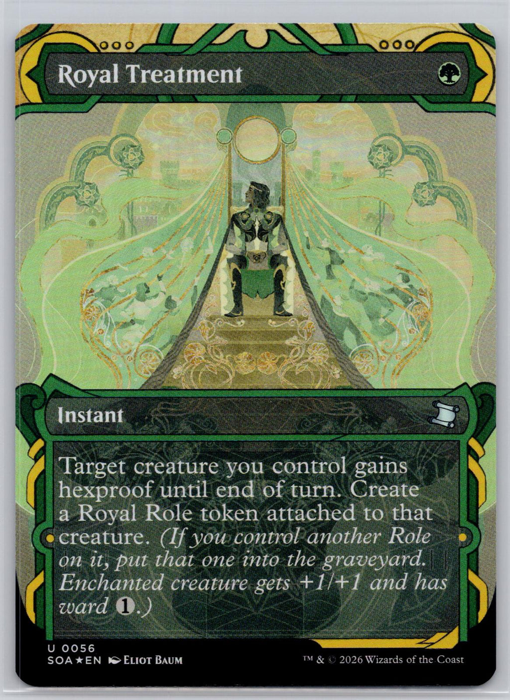 Royal Treatment Secrets of Strixhaven: Mystical Archive M:TG Foil NM