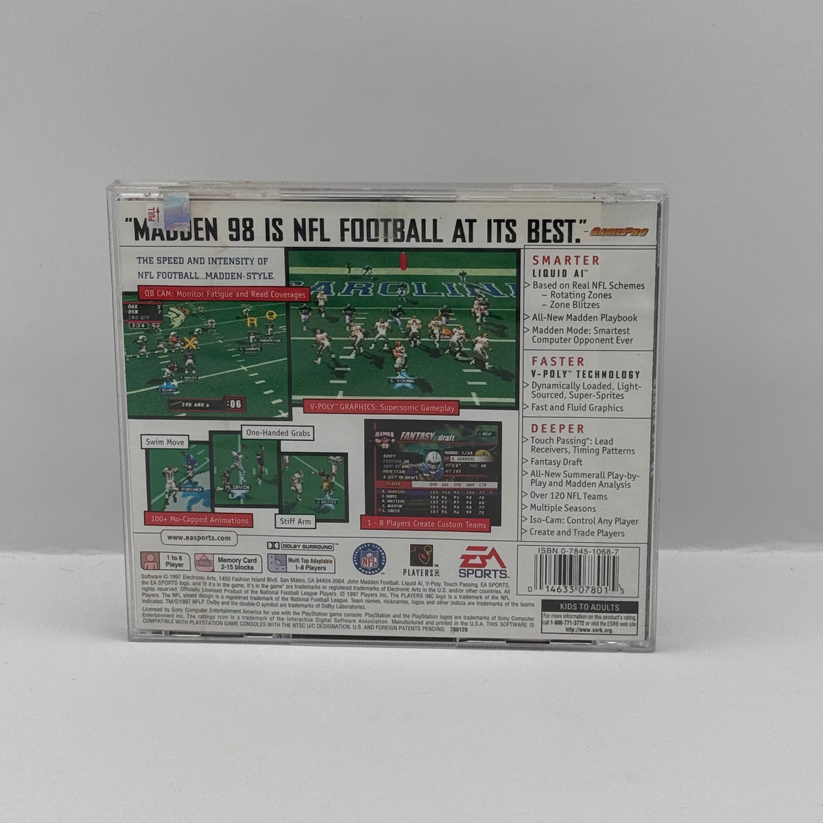 Madden NFL 98 - PS1 - CIB
